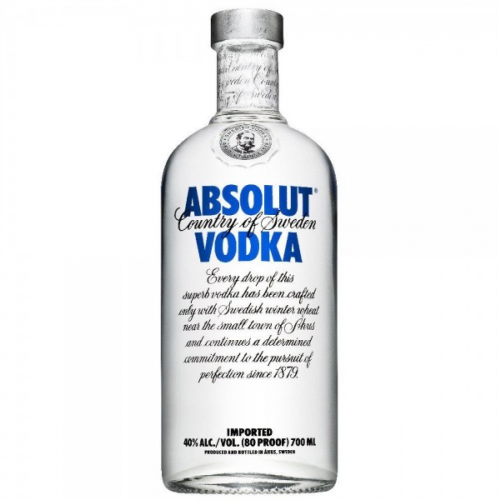 Degtinė Absolut 40ml Degtinė Absolut 40ml